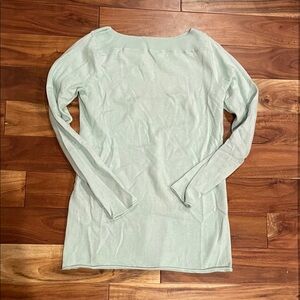 Maternity Mint Boatneck Sweater